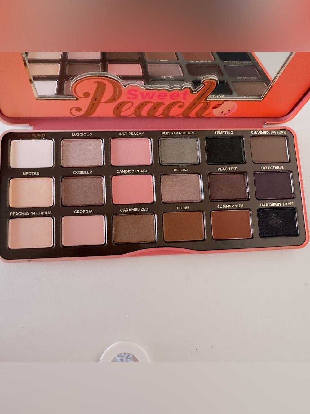 New Too Faced Sweet Peach Eyeshadow Palette - Picture 2 of 8